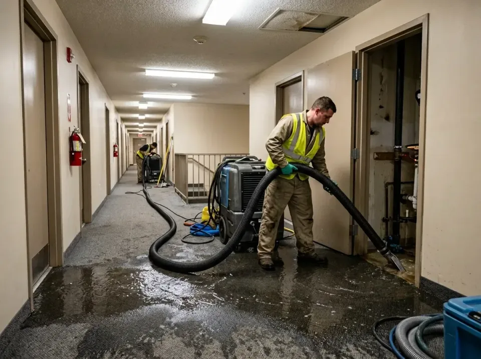 multi-unit-apartment-hallway-f-005 — frequently asked questions, Emergency Burst Pipe Water Extraction & Removal in Niles, IL